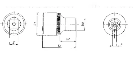 Торцевая головка 3/8&quot;DR внешний TORX Е-14 S06H314 Jonnesway 49706 купить в Губкинске