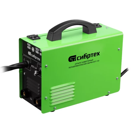 Аппарат инвертор. полуавтомат. сварки Сибртех ИСП-140, 140 А, ПВ 60% 94321 купить в Губкинске
