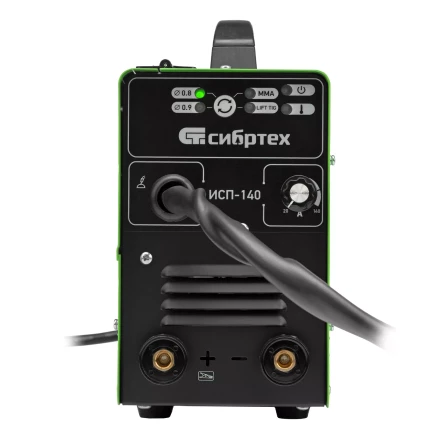 Аппарат инвертор. полуавтомат. сварки Сибртех ИСП-140, 140 А, ПВ 60% 94321 купить в Губкинске