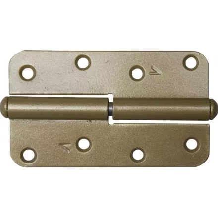 Петля накладная стальная &quot;ПН-110&quot;, цвет золотой металлик, левая, 110мм 37653-110L купить в Губкинске