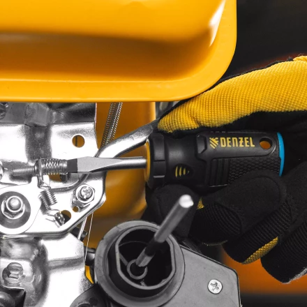 Отвертка, SL6x38 мм, S2, 3к рукоятка Denzel 122017 купить в Губкинске