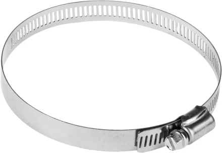 Хомуты ЗУБР &quot;ЭКСПЕРТ&quot;, нерж. сталь, просечная лента 12 мм, 91-114 мм, 2 шт 37815-091-114-2 купить в Губкинске