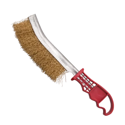 Корщетка для зачистки швов (235 мм, латунированная сталь) Оберон XL150150 купить в Губкинске