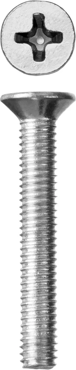 Винт DIN 965, M6 x 50 мм, 5 шт, кл. пр. 4.8, оцинкованный, ЗУБР 303116-06-050 купить в Губкинске