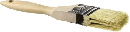 Кисть плоская ЗУБР &quot;УНИВЕРСАЛ-ЭКСПЕРТ&quot;, светлая натуральная щетина, деревянная ручка, 3&quot;/75мм 01005-075 купить в Губкинске