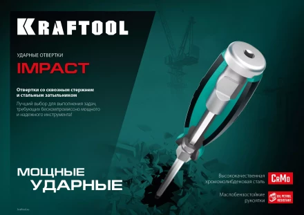 Ударные отвертки IMPACT 250033-5 купить в Губкинске