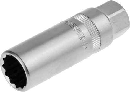 Свечная торцовая головка ЗУБР 3/8? 14 мм с резиновой вставкой 27729-14 купить в Губкинске
