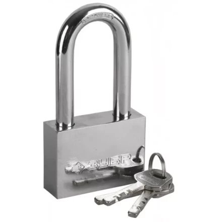 Замок ЗУБР &quot;МАСТЕР&quot; навесной, стальной корпус, закаленная удлиненная дужка, 60мм 3710-60-1 купить в Губкинске