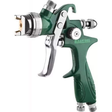 Краскопульт пневматический KRAFTOOL AirKraft, HVLP, с верхним бачком, 1,7мм 06522-1.7 купить в Губкинске