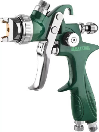 Краскопульт пневматический KRAFTOOL AirKraft, HVLP, с верхним бачком, 1,7мм 06522-1.7 купить в Губкинске