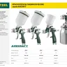 Краскопульт пневматический KRAFTOOL AirKraft, HVLP, с верхним бачком, 1,7мм 06522-1.7 купить в Губкинске