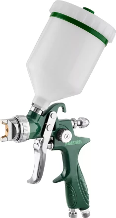 Краскопульт пневматический KRAFTOOL AirKraft, HVLP, с верхним бачком, 1,7мм 06522-1.7 купить в Губкинске