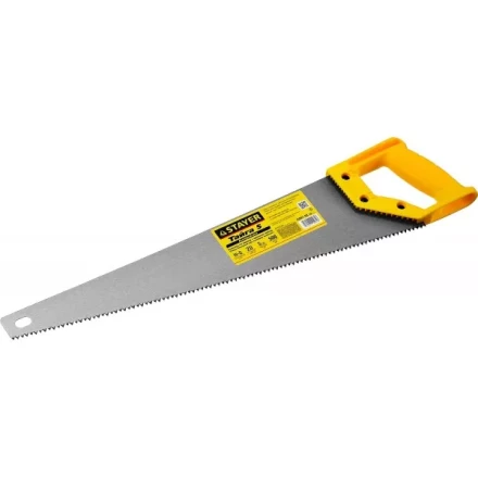 Ножовка ударопрочная (пила) STAYER ТАЙГА-5 500 мм, 5 TPI, быстрый рез поперек волокон, для крупных и средних заготовок 15061-50_z01 купить в Губкинске