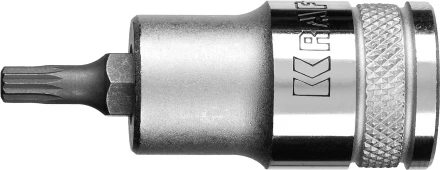 Торцовая бита-головка KRAFTOOL &quot;INDUSTRIE QUALITAT&quot;, материал S2, SPLINE, сатинированная, 1/2&quot;, M5 27911-05_z01 купить в Губкинске