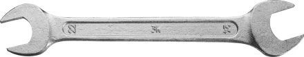 Ключ рожковый гаечный ЗУБР &quot;СТАНДАРТ&quot;, оцинкованный, 22х24мм 27115-22-24 купить в Губкинске