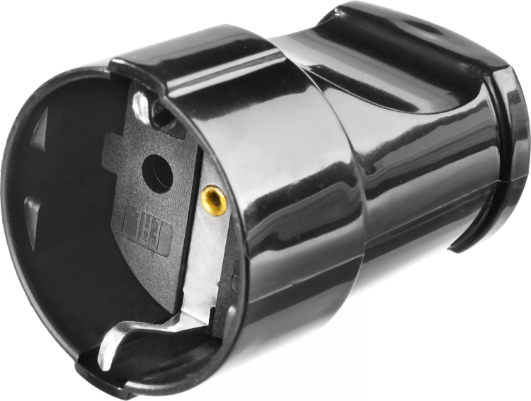 Розетка MAXElectro электрическая, 16А/220В, с заземлением, черная, STAYER 55180-B купить в Губкинске