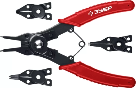 ЗУБР 4-в-1, 4 насадки, съемник стопорных колец (2283) купить в Губкинске