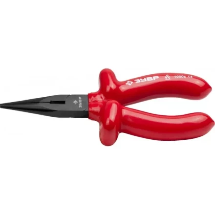 Тонкогубцы ЗУБР &quot;МАСТЕР&quot; &quot;ЭЛЕКТРИК&quot; диэлектрические, высоковольтные до ~1000В, 160мм 2214-3-16_z02 купить в Губкинске