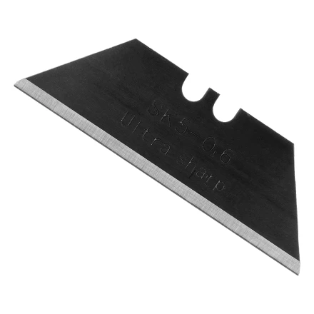 Лезвия, 19 мм, сталь SK5 - 0,6 мм, трапециевидные, 5 штук// Denzel 79318 купить в Губкинске