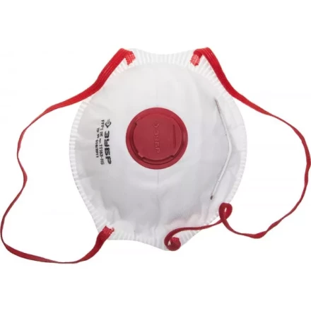 Полумаска фильтрующая ЗУБР &quot;МАСТЕР&quot; коническая, с клапаном, многослойная, класс защиты FFP1, 5шт 11163-H5 купить в Губкинске