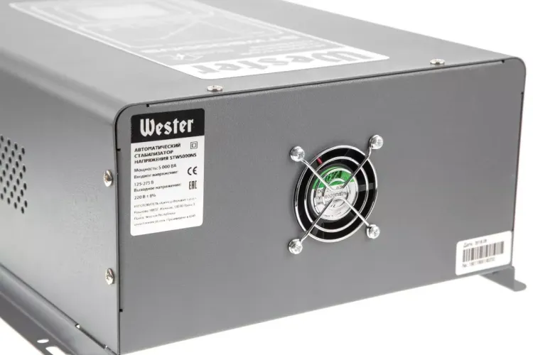 Стабилизатор напряжения WESTER STW5000NS купить в Губкинске
