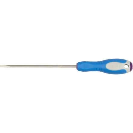 Отвертка ЗУБР, Cr-V сталь, трехкомпонентная рукоятка, цветовая индикация типа шлица, SL, 3,0x100мм 25251-3.0-100 купить в Губкинске