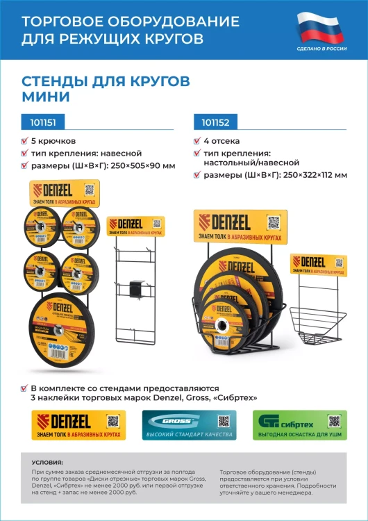 Круг отрезной по камню, 115 х 2,5 х 22,2 мм Сибртех 743657 купить в Губкинске
