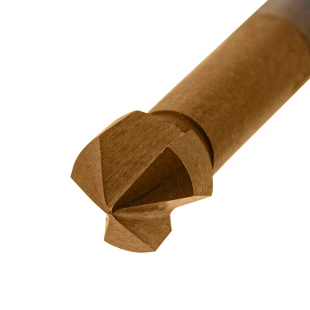 Зенковка конусная под М4, HSS, по металлу, цилиндрический хвостовик Denzel 72302 купить в Губкинске