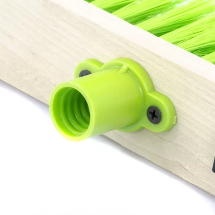 Щетка деревянная для подметания пола 280мм 5рядов прямая тулейка с резьбой без черенка СИБРТЕХ 84614 купить в Губкинске