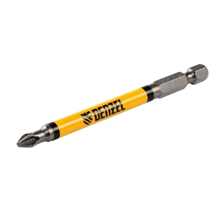 Бита PZ2х90, сталь S2, цилиндр., 10 шт. Е 6,3 Denzel 11645 купить в Губкинске