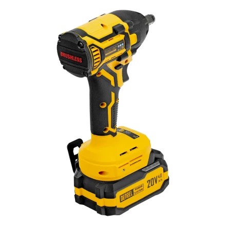 Гайковерт ударный аккумуляторный бесщет. CIWH-BL-20-350, Li-Ion, 20 В// Denzel купить в Губкинске