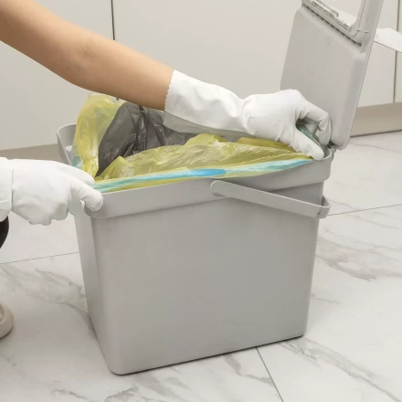 Пакеты для мусора с завязками 35 л x 15 шт. желтые, Home Palisad 927165 купить в Губкинске