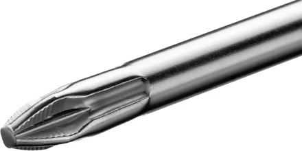 Отвертка KRAFTOOL, Cr-Mo-V сталь, двухкомпонентная противоскользящая рукоятка, PZ, №2x100мм 250073-2-100 купить в Губкинске