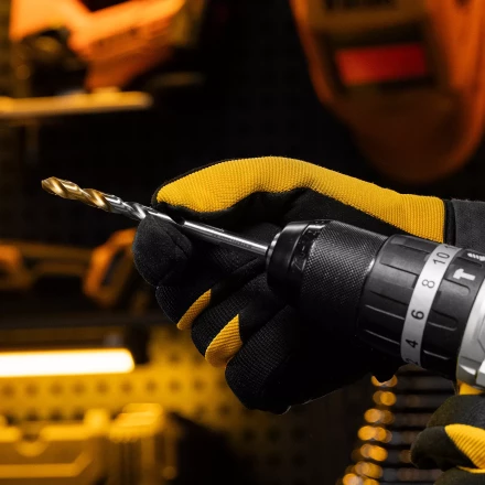 Сверло спиральное по металлу Denzel 7,5 x 109 мм, Р6М5, Golden Tip, 718238 купить в Губкинске