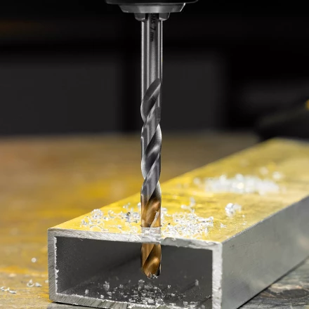 Сверло спиральное по металлу Denzel 7,5 x 109 мм, Р6М5, Golden Tip, 718238 купить в Губкинске