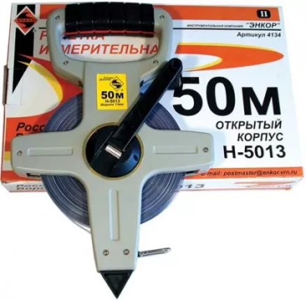 Рулетка 50м открытый корпус Энкор 4134 купить в Губкинске