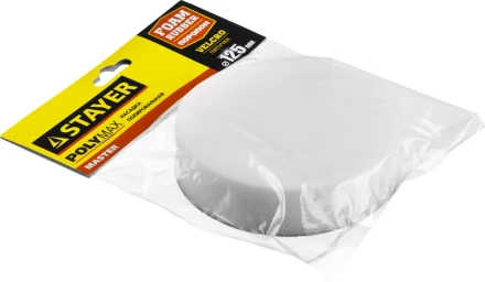 Полировальная насадка STAYER &quot;MASTER&quot; из поролона на липучке d=125мм 35920-125 купить в Губкинске