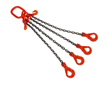 Строп цепной TOR 4СЦ г/п 6,7 т 5,0 м с укорачивающими и самозакрывающимися крюками 1016820 купить в Губкинске