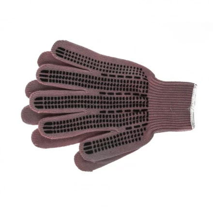 Перчатки трикотажные акрил ПВХ гель &quot;Протектор&quot; коралл оверлок Россия Сибртех 68668 купить в Губкинске