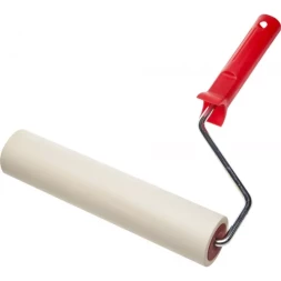 Валик прижимной ЗУБР "ЭКСПЕРТ" в сборе, резиновый, бюгель 8мм, 46x240мм 03922-24