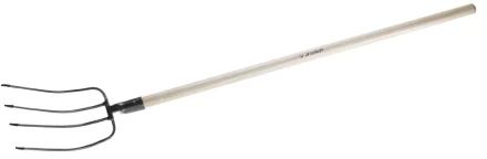 Вилы ЗУБР &quot;МАСТЕР&quot; ФАВОРИТ для компоста, деревянный черенок из ясеня, 315x220x1500мм 4-39563_z01 купить в Губкинске