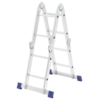 Лестница шарнирная алюминиевая Сибртех 4х2 97879 купить в Губкинске