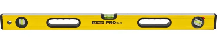 Уровень STAYER "PROFI" PROSTABIL профессион коробчатый, усилен, 2 фрезер поверхн, 3 ампулы (1 поворотная), ручки, 80 см 3471-080_z01 купить в Губкинске