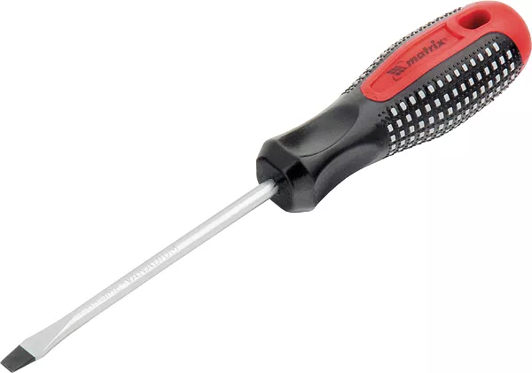 Отвертка Fusion SL5,0 х 150 мм CrV 3-х компонентная рукоятка "anti slip" Matrix 11420 купить в Губкинске