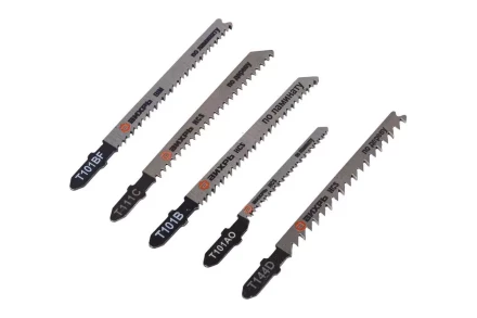 Набор пилок для лобзика по дереву 5шт Вихрь 73/10/5/16 купить в Губкинске