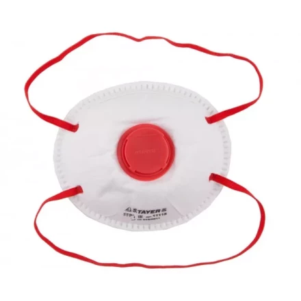 Полумаска фильтрующая STAYER &quot;MASTER&quot; коническая, с клапаном, многослойная, класс защиты FFP1 11118 купить в Губкинске