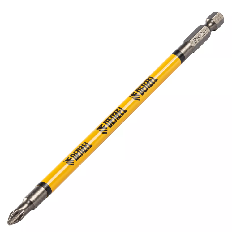 Бита PH2х150, сталь S2, цилиндр., 5шт. Е 6,3 Denzel 11647 купить в Губкинске