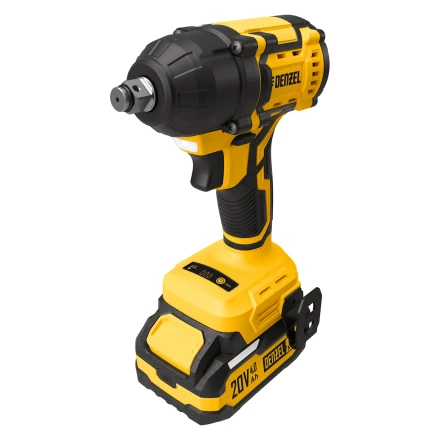 Гайковерт ударный аккумуляторный бесщет. CIWH-BL-20-500, Li-Ion, 20 В// Denzel купить в Губкинске