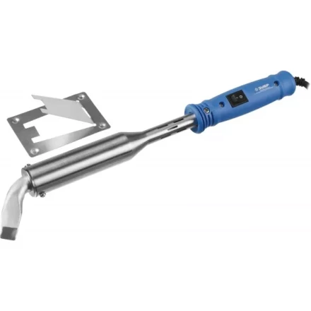 Паяльник ЗУБР &quot;ПРОФЕССИОНАЛ&quot;, с выключателем, пластмассовой рукояткой и долговечным жалом, 300Вт, клин 55301-300 купить в Губкинске