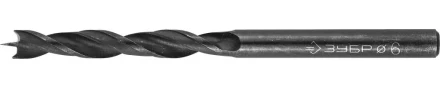 ЗУБР. Сверло спиральное по дереву с М-образной заточкой, сталь 65Г, 6х90мм 29421-090-06 купить в Губкинске